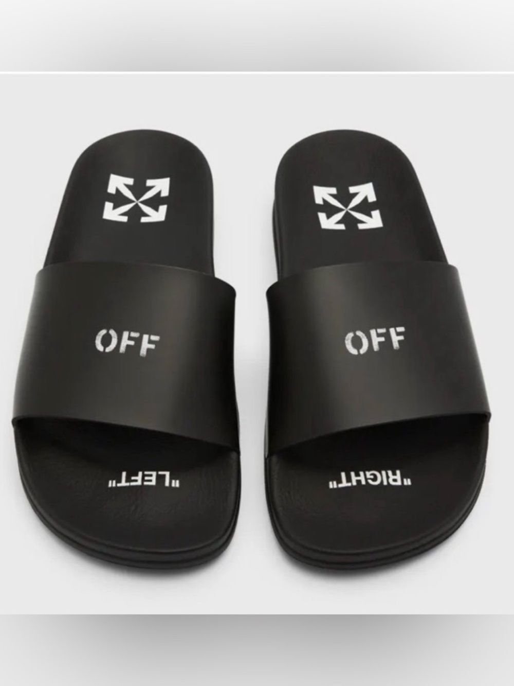 Off-White Pool Slides